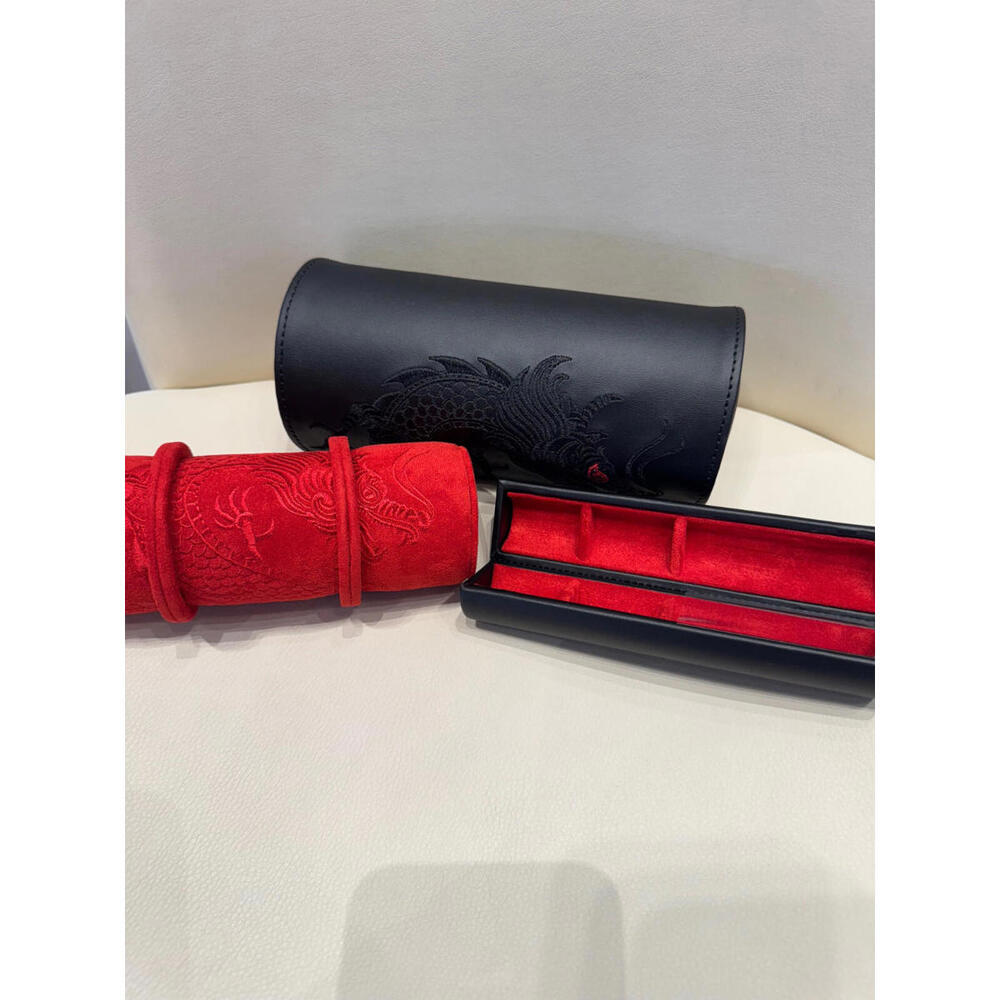 WOLF Lunar Year of The Dragon Triple Watch Roll in Black Color, 493902 - Picture 6 of 7